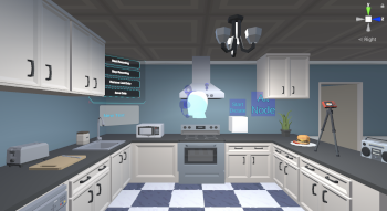 Simulated Smarthome using Virtual Reality